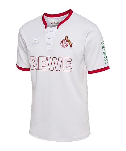 hummel 1. FC Köln Jubiläumstrikot 75 Jahre FC Kids Weiss, 12 (152) Unisex