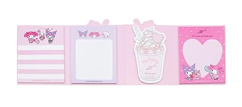 Cute Melody Self-Adhesive Sticky Notes Memo Pad with 4 Designs