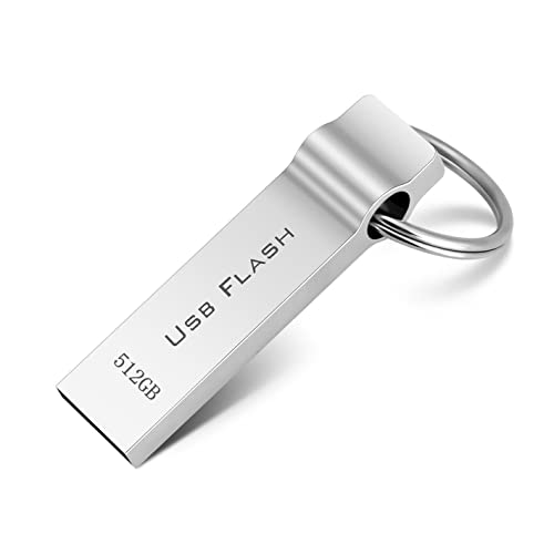 Aogamb Clé USB 512GO Clef USB Haute Vitesse Cle USB 3.0 étanche Clé Mémoire USB Flash Drive for PC/Laptop/Computer Stockage de données (512go)