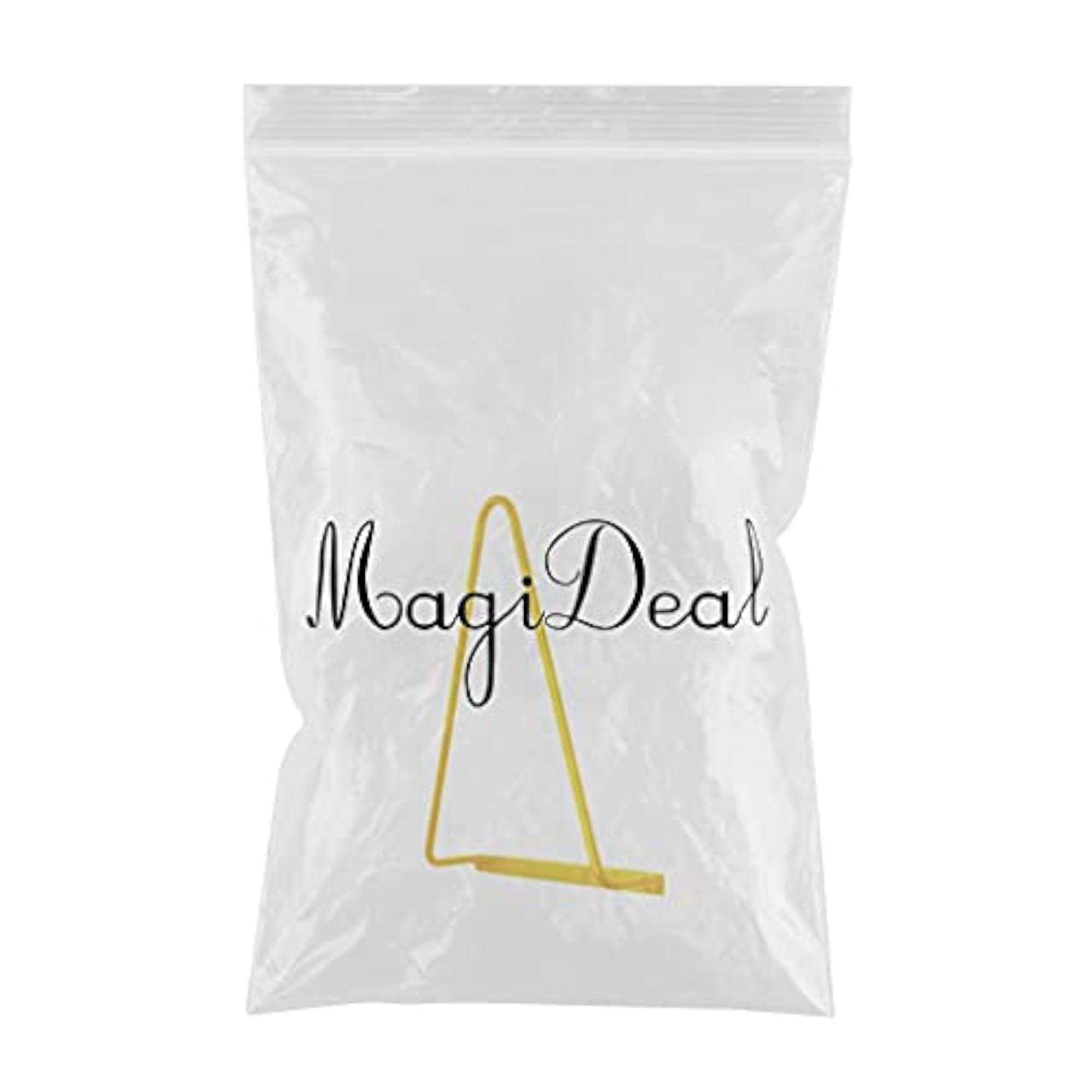 Triangle Wall Mounted Magazine Rack, Golden