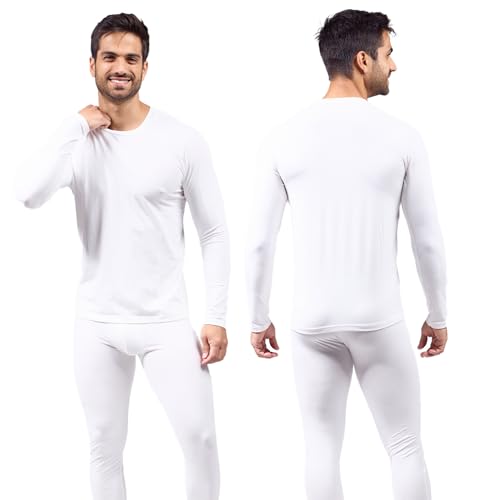 Recopilación de Camisetas térmicas para Hombre los 10 mejores. 42 Alfani - Paquete 2 Playeras Termicas Premium Hombre, Playera Manga Larga Afelpado Polar, Ropa Interior Invierno Deportiva, Suave, Calientita, Secado Rápido Y Protección...