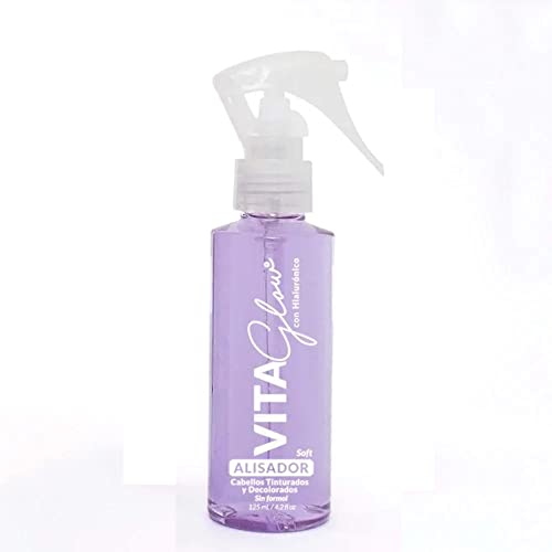 VitaGlow Soft Revitaliizing Progressive Straightener Collagen and Hyaluronic Added | Vita Glow Alisador Progresivo Revitalizante de Cabello Con Colageno y Hialuronico Sin Formol 4.2oz-125ml