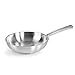 Lacor - 45428 - Padella per buongustai, Acciaio inossidabile 18/10, Compatibilità con tutti i tipi di cucine (compresa l'induzione) e forno, Massima garanzia, Nessun antiaderente, 28cm