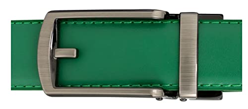 Leather Ratchet Belt for Women, Trim to Fit 18