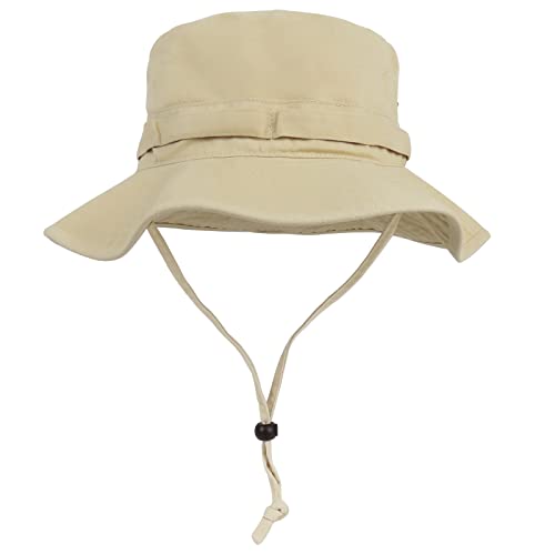 Image of Bucket Hat Wide Brim UV Protection Sun Hat Boonie Hats Fishing Hiking Safari Outdoor Hats for Men and Women