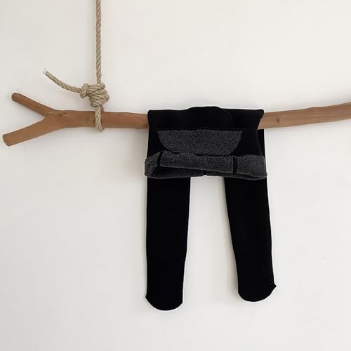 Girl Cable Knit Fleece Legging Non 𝐒lip Solid Color Thick Tights Stocking Toddler Fall Winter Soft Warm Pantyhose2