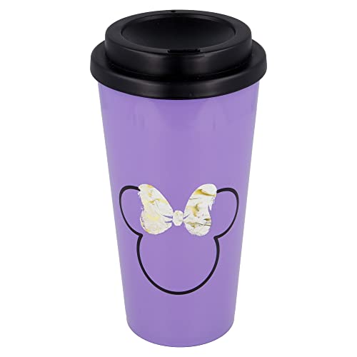 Stor Bicchiere di PLASTICA A Doppia Parete Senza BPA 520 ML | Minnie Mouse