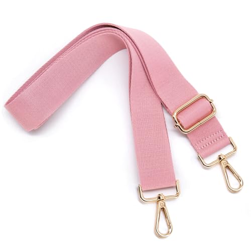 Image of S&loyoe Thickened Solid Color Purse Straps Replacement Crossbody Bag Strap Adjustable Wide Guitar Straps for Handbags 1.5inch