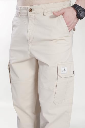 Image of DIVISIVE Men's Loose Baggy Fit Cotton Cargo Pants