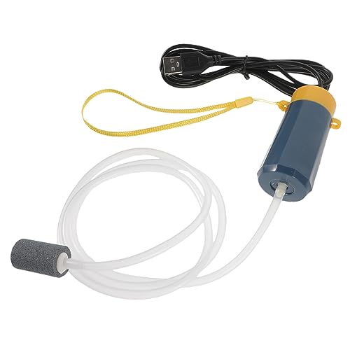 Abaodam Portable Oxygen Pump for Aquarium Silent Fish Tank for Home Office and Fishing Use Efficient Oxygen Supply for Fish and to Water Depth