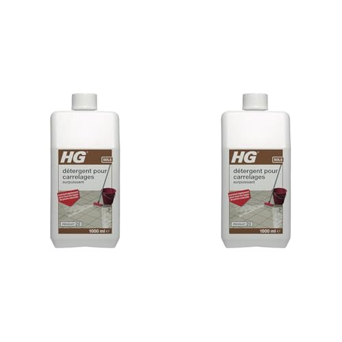 HG Détergent Surpuissant pour Carrelages - Produit Nettoyant pour Sols Carrelés, Carrelage &...