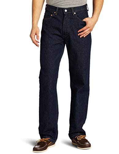 Levi's Men's 550 Relaxed Fit Jeans (Also Available in Big & Tall), Rinse Stretch-Legacy, 44W x 30L