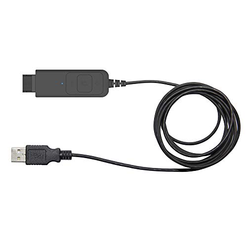 JPL BL-053+P USB Headset Connection Cable with Plantronics Compatible QD, 575-266-001