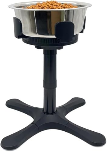 Xiraivke 大型犬 高さ調節可能 滑り止め高さ ドッグボウル ドッグフードボウル 耐久性 取り外し可能 犬の餌台 おしゃれな高さの犬ボウル ドッグフードテーブル 犬ボウル