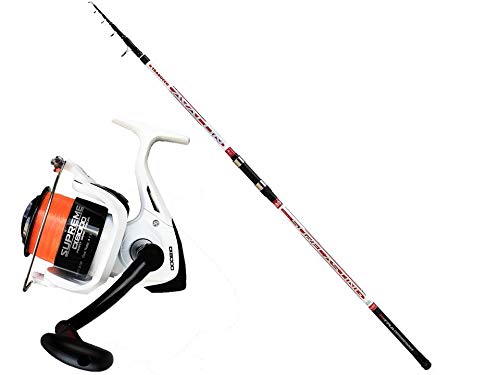 Trabucco Stupendo Kit surfcasting Composto da: Canna Avalon Surf 400 + Evo Fishing Mulinello Supreme CX 8000 5BB