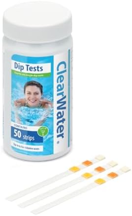 Clear Water Hot Tub, Pool and Spa Test Strips x 50-3 in 1 - Measures Chlorine, PH and Total Alkalinit (Pack of 1 (50 Strips)) - View 3