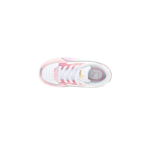 PUMA Infant Girls Caven 2.0 Paint Lace Up Sneakers Shoes Casual - White - Size 8 M4