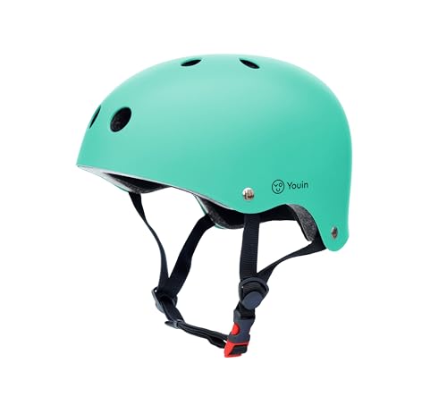 Youin Casco Infantil Ajustable Mint para Bicicleta y Patinete, Homologado EN1078, Ligero con Ventilación y Forro Extraíble, Tallas S 48 53 cm y M 54 57 cm