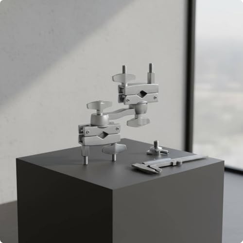 Abrazadera doble giratoria multiángulo para batería miniatura 5