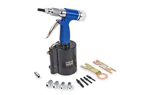 HBM Pince pneumatique professionnelle pour rivets aveugles M4 - M10