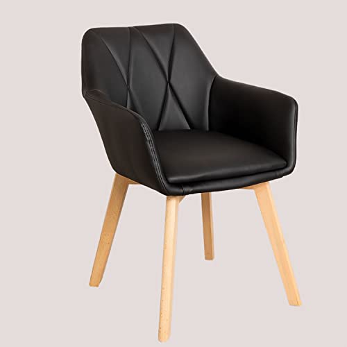 Sillas Comedor Negras Polipiel Marca SKLUM