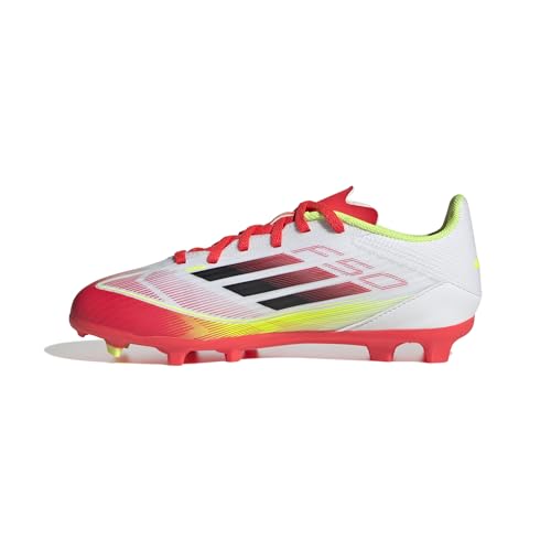 Chaussures adidas F50 League FG/MG enfant, parfaites pour les entraînements et les matchs du weekend