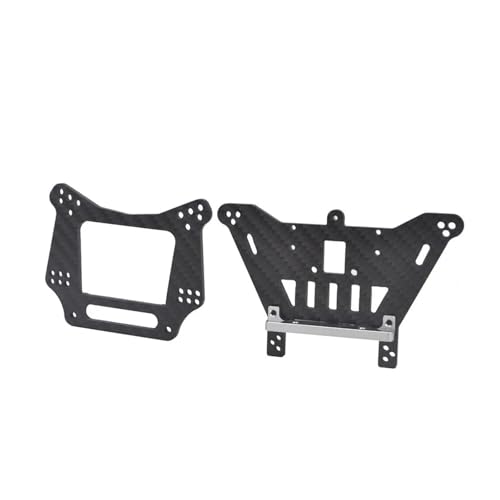 Piezas Chasis Rc Para Traxxas Para Slash 2WD Para Rustler Para VXL Para Bandit Soportes Torre Amortiguación Delantera Y Trasera Carbono Coche RC Accesorios Repuesto