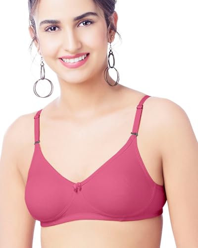 Image of Brida Breathable Cotton Non-Padded Transparent Bra - Comfortable, Stylish, and Lightweight Lingerie for Women - Monica