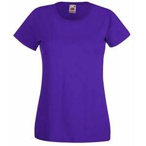 Fruit of the Loom T-Shirt Medium violett