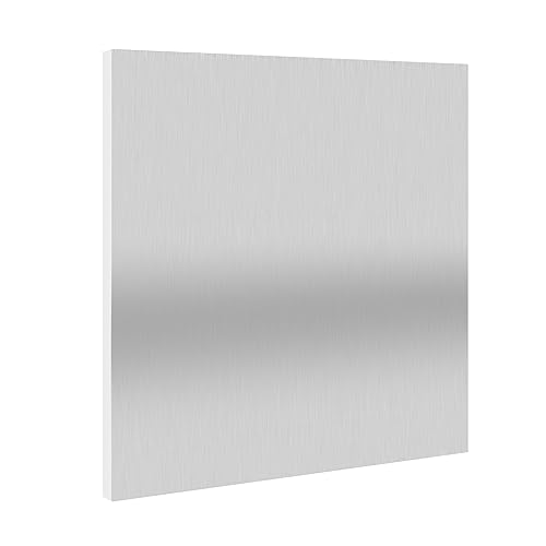 GENHAKON 12 x 12 Inch 1/4 Inch Thick 6061 T6 Aluminum Sheet