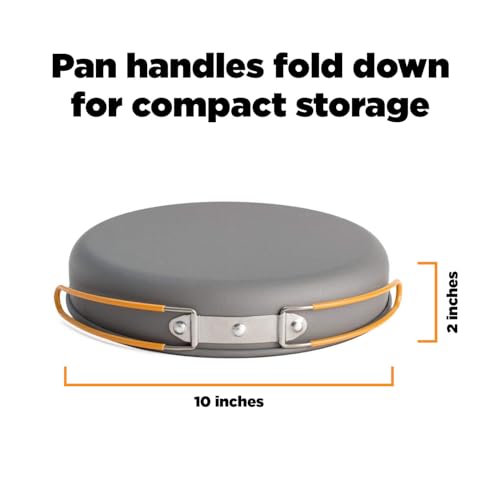 Jetboil Cookware Fry Pan 10 Inch for Jetboil Camping and Backpacking Stoves
