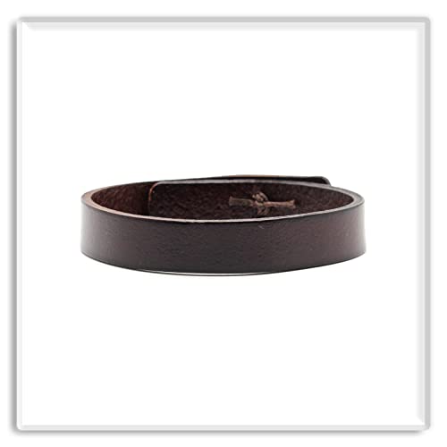 Xusamss Fashion Simple Button Wristband Leather Cuff Bracelet4