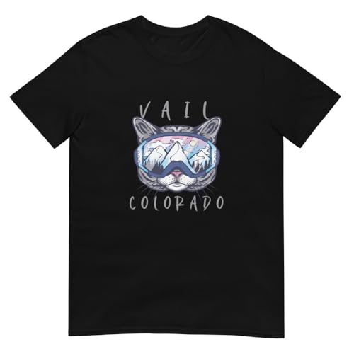 Snow Cat Vail Colorado Winter Ski Snowboarding T-Shirt