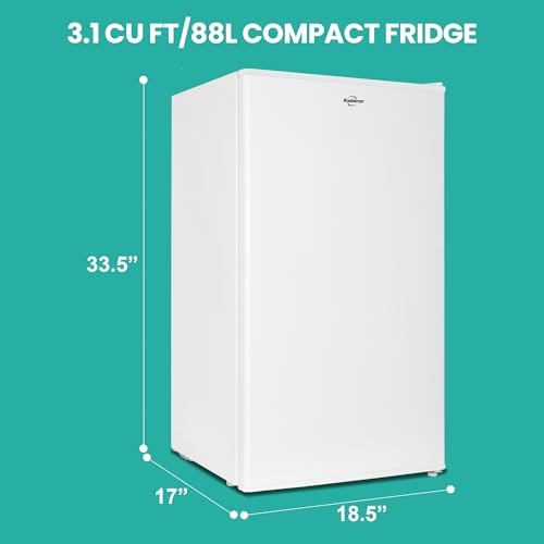 Koolatron BC88W Mini Fridge For Office Small Refrigerator 3.2 Cu Ft Compact Fridge thumb #6