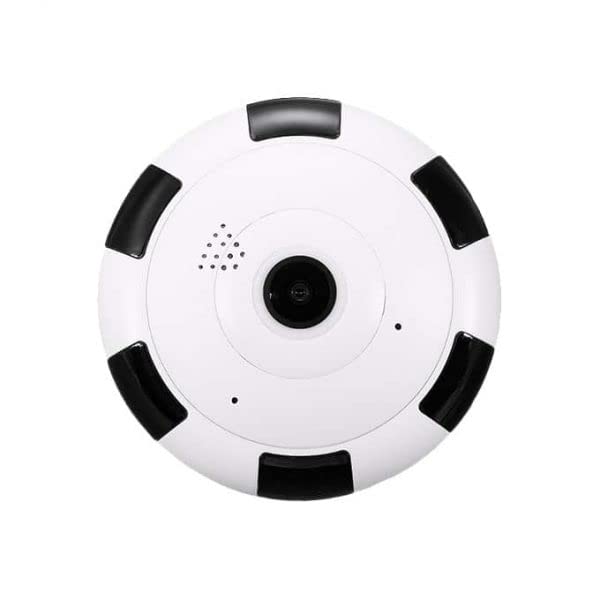 CAMCARE V380 PRO 360* Panoramic Wi-Fi IP Camera with Infrared Night Vision, Live View, Two Way Communication, Motion Detection, 360 *Remote One Camera with 4 Angle View in Mobile (White) (B0B8SL19YH) Amazon Price History, Amazon Price Tracker