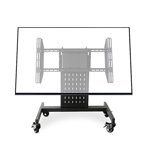Carro móvil para TV de 52 a 75 pulgadas con ruedas y soporte ajustable miniatura 1