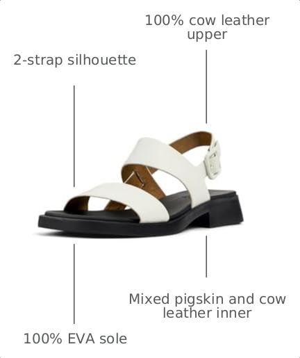 Image of Camper Women's Dana K201486 2-Strap Flat Sandal