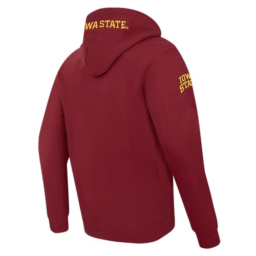 Image of Pro Standard Mens College Classic Chenille Cotton Double Knit Full Zip Hoodie