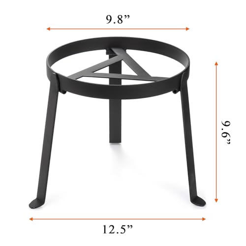 Elsjoy Campfire Tripod, Folding Camping Tripod Grill Open Fire Cooking Stand, Heavy-Duty Tripod Stand for Cast Iron Dutch Oven, Campfire Cooking - Image 2