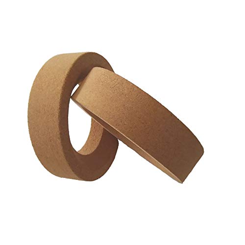 LabZhang 2Pcs 4.3\" Diam. Lab Flask Support Cork Stand 110mm for 250-2000mL Flasks,Laboratory Flask Cork Stand Mat Ring Holder for Round Bottom Flask