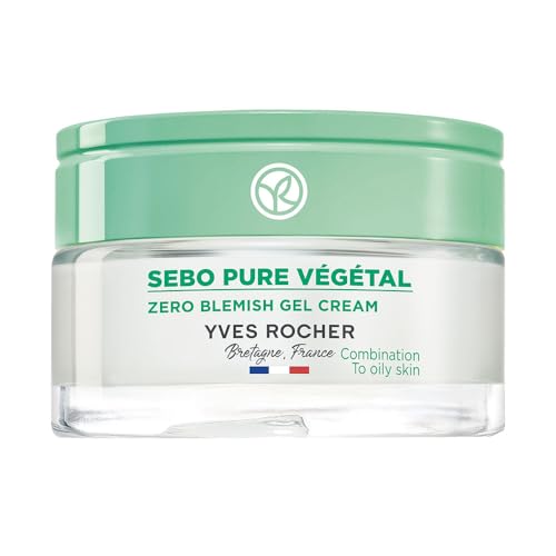 Opiniones y reviews de Productos vegetales favoritos de las personas. 37 Yves Rocher Crema Facial Matificante - Sebo Pure Vegetal - Reduce la apariencia de los poros - con Ácido Salicilico - Para piel mixta a Grasa - 50 ml