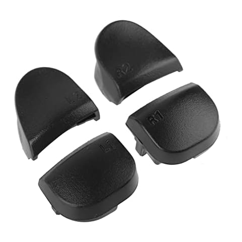 Gamepad Button Keycaps Cap, Perfectly Fit L1 L2 R1 R2 Gamepad Button Cover Replacement Protective Strong Abrasion Resistance for Joystick for PS5 Cover