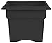 Fiskars 18 Inch Veranda 5 Gallon Box Planter, Black (57918)