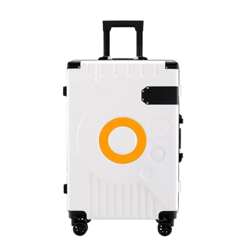 PANKERS Travel Suitcase Men's and Women's Aluminum Frame Trendy Trolley Case with 360° Universal Wheels 22-inch Leisure Suitcase Trolley Case