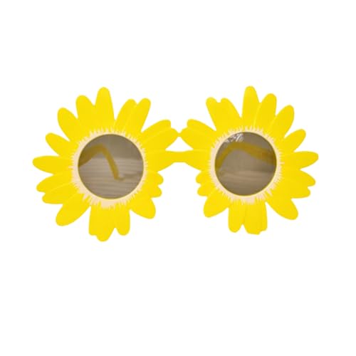 Cosmeria Witzige Daisy Blumen Sonnenbrillen, Lustige Partybrillen Für Festivals Und Strand, Leicht Und Langlebig, Perfektes Accessoire Für Jede Party