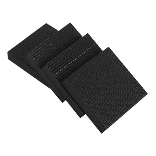 Ciieeo 4piezas Almohadillas Antivibración De Goma Que Absorben y Protegen El Suelo Para Muebles Lavadoras y Máquinas Funcionan Como Tapetes Antivibración Para Aire Acondicionado y