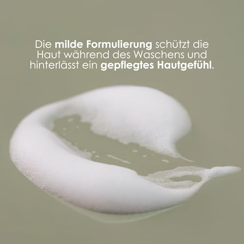 Jean & Len Schaumseife Rosemary & Ginger, reinigt beanspruchte Hände sanft mit angenehmen Schaum, frischer Duft nach Rosmarin & Ingwer, ohne Parabene & Silikone, 250 ml