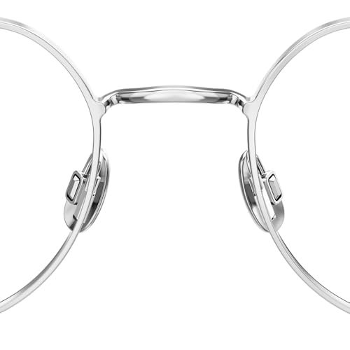 Image of BOLON Lightweight Full Titanium Round Eyeglass Frames BT1559 Meridian 48mm | Exclusive Eyewear Brand of EssilorLuxottica