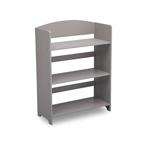Delta Children Grey Wooden Book and Toy Shelf Cover