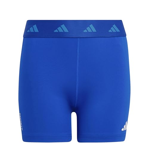 adidas Niñas Techfit Short Leggings Tights, team royal blue/bright royal/white, 11-12 Years